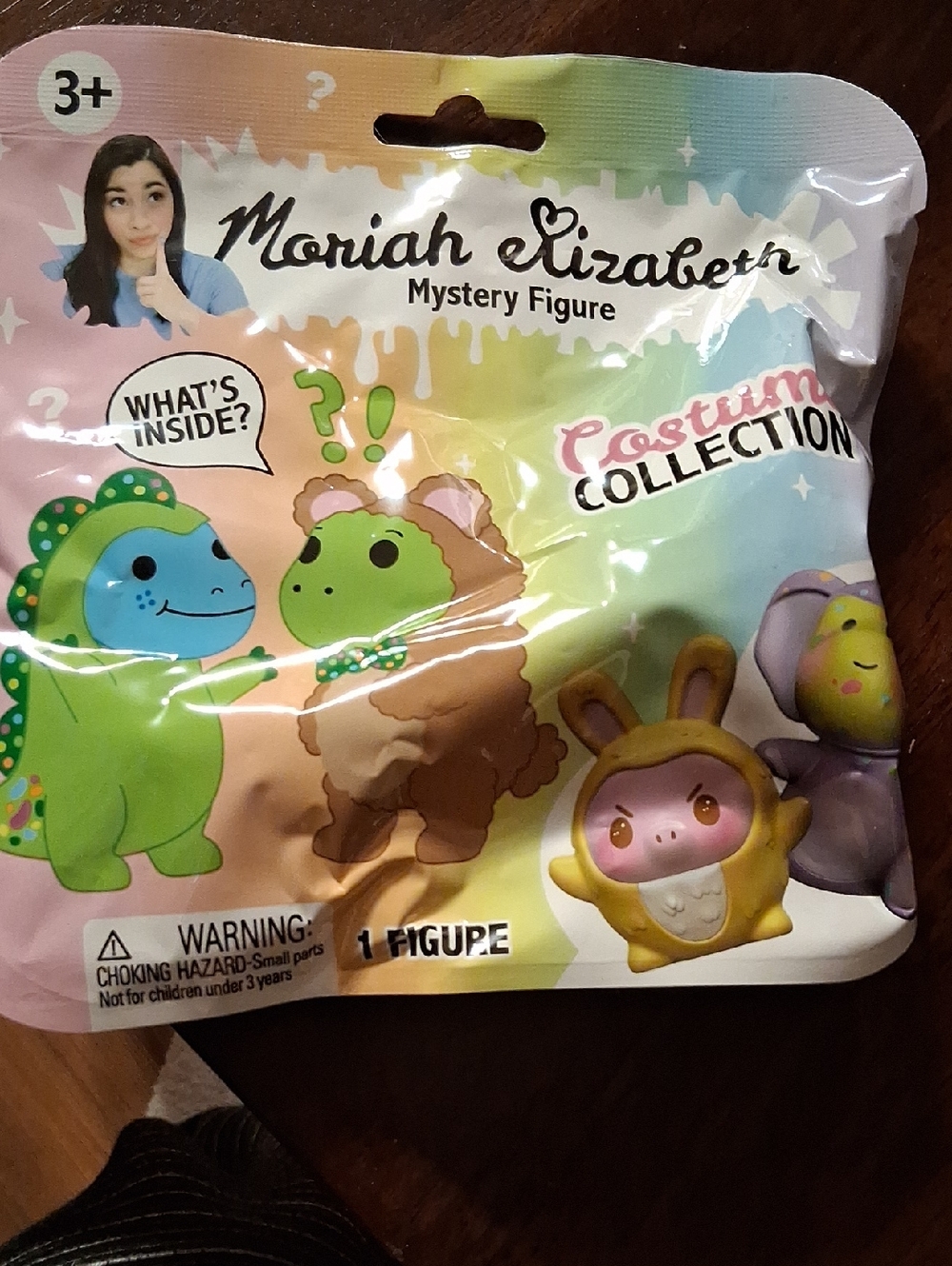 Kids Mystery Costume Figure - Pastel Multi-Color